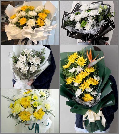 福建莆田秀屿区月塘镇岱前村白事花束代送